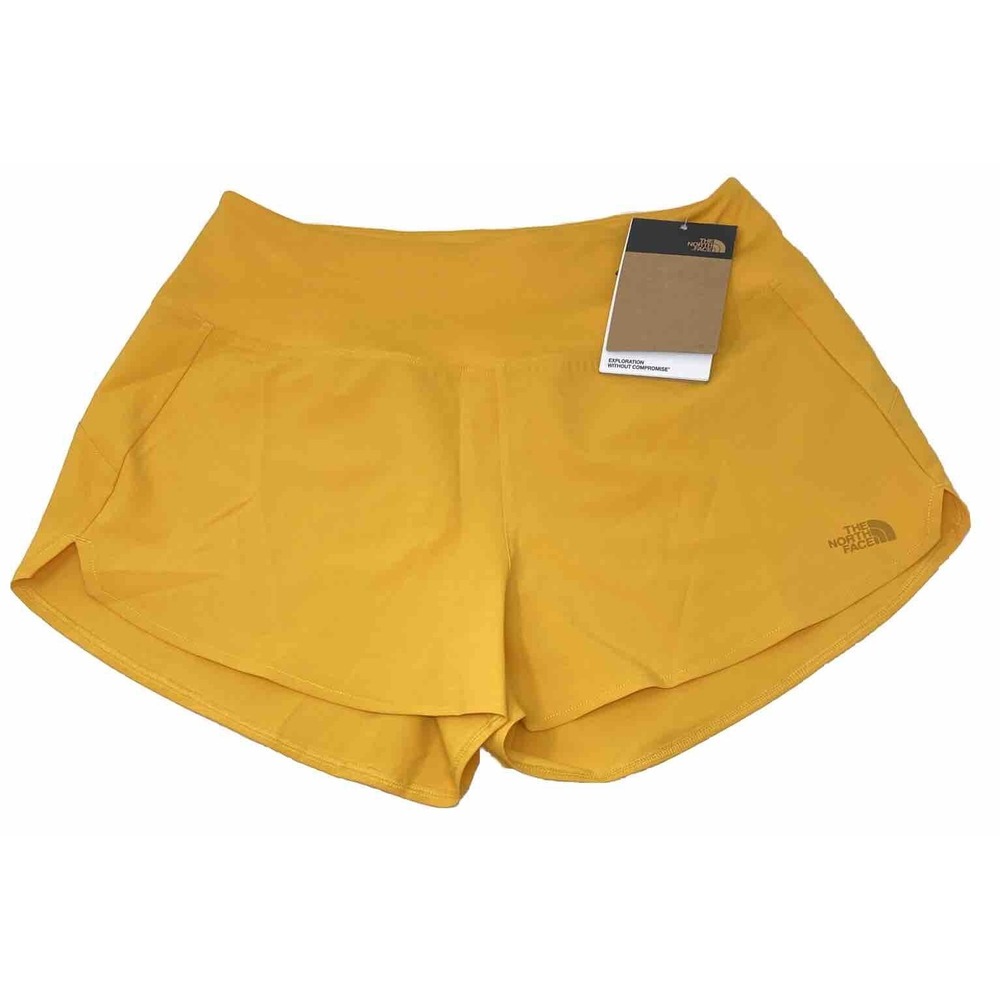 The North Face Women's Yellow Athletic Shorts